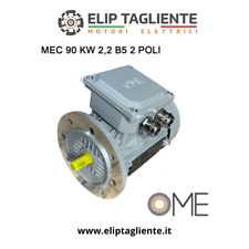 MOTORE TRIFASE MEC90 B5 KW 2,2  2 POLI 3000 RPM IE3 ASINCRONO