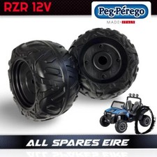 PEG PEREGO 12V POLARIS RANGER RZR 900 BLU RICAMBIO RUOTE POSTERIORI PNEUMATICI