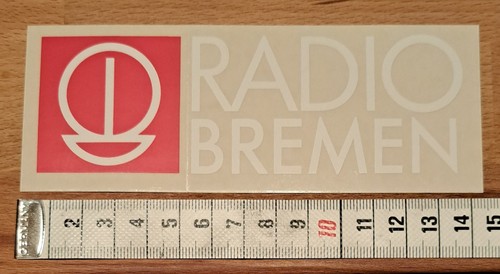 Vecchio adesivo sticker - , radio