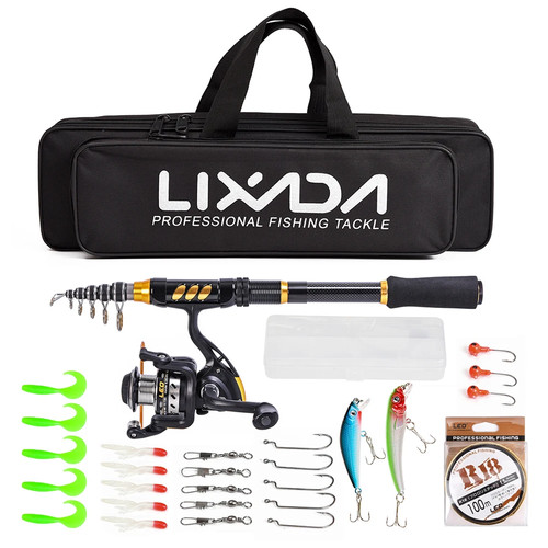 Canna pesca telescopica kit - pesca,
