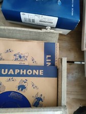 Cofanetto Dischi Vinile Vintage Corso Tedesco collezione 