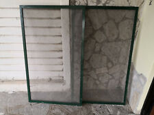 Grata per finestra - zanzariera - colore RAL verde misure 144x126,5 cm