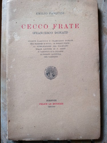 Emilio pasquini cecco frate - emilio,