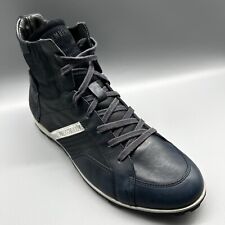 Scarpe da ginnastica Dirk Bikkembergs in pelle Midnight Navy da uomo UK 8 EU 42 terrazze casual