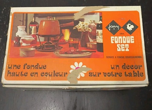 Ancien service fondue - service, à