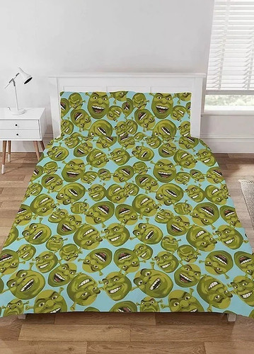Set copripiumino shrek verde - shrek,