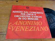 7"  ITALY 1970 OST Giorgio Gaslini - Stelvio Cipriani – Adagio Anonimo Veneziano