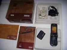 NOKIA 7373 BLACK CHROME AMOUR ORIGINALE UNICO+SCATOLA ACCESSORI COMPLETI