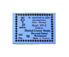 AMI MUSTAD CRYSTAL HOOKS - Ref