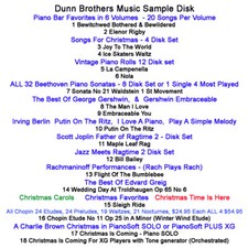 Disco campione pianoforte