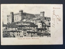 BRACCIANO - Veduta del Castello Medievale antica cartolina viaggiata anno 1910