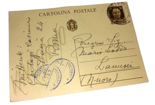 Cartolina postale vinceremo - cartolina,