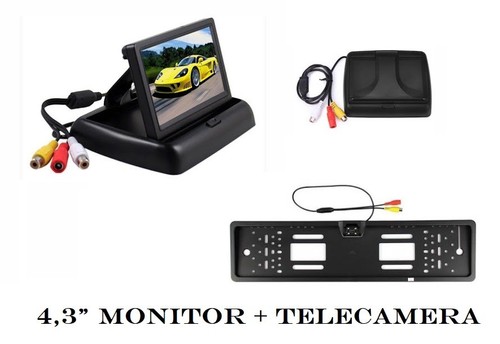 Kit portatarga con telecamera - portatarga,