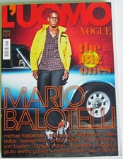 L’UOMO VOGUE 427 2012 Mario Balotelli Lady Gaga Negramaro Michael Fassbender