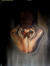 Quadro olio su tela: Elegante
