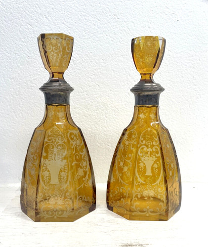 Coppia antica bottiglia - antica,