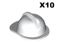 Lego ® Lot 10 Casque Pompier