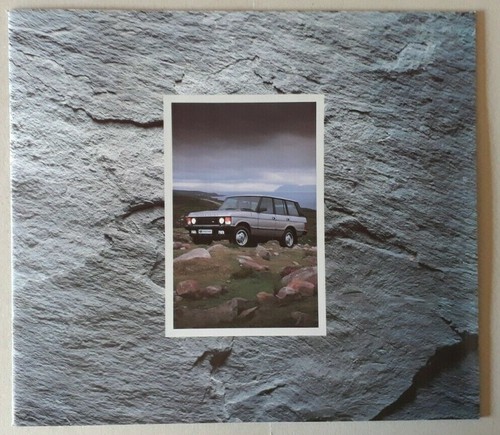 Brochure range rover 1990 - brochure, c.1990