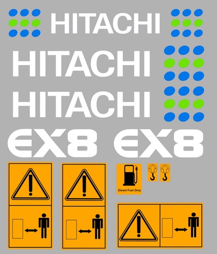 Hitachi ex8 mini escavatore - ex8,