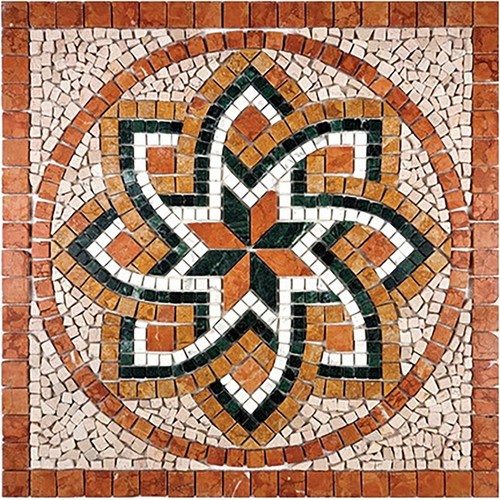 Rosone mosaico marmo - cm, 66