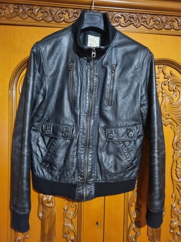 Bomber giacca vera pelle - in,