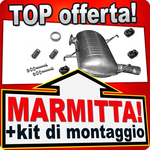 Silenziatore posteriore per - silenziatore,