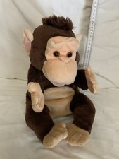 Pupazzo Peluche Trudi Marionetta Puppet Scimmia Burattino