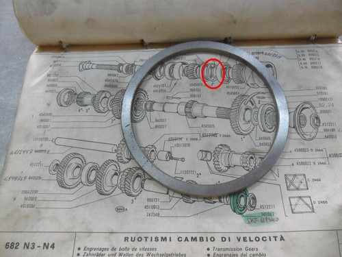 Anello rasamento cambio - anello,