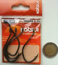 AMI TRAINA CON IL VIVO KATSUI IN CARBONIO NUM. 5/0 - 1660NSB CONFEZIONE DA 5 AMI