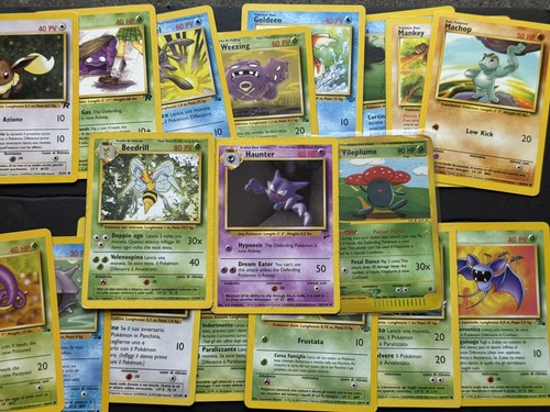 Lotto carte pokemon vintage - lotto,