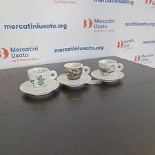 3 Tazzine Vintage Illy Collection Serie An Du 1995 Ipa Italia Firmate e Numerate