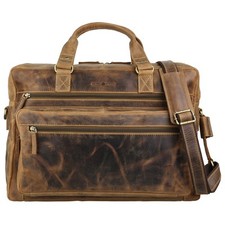 Greenburry borsa da ufficio vintage 17 pollici in pelle valigetta borsa da lavoro 1539-25