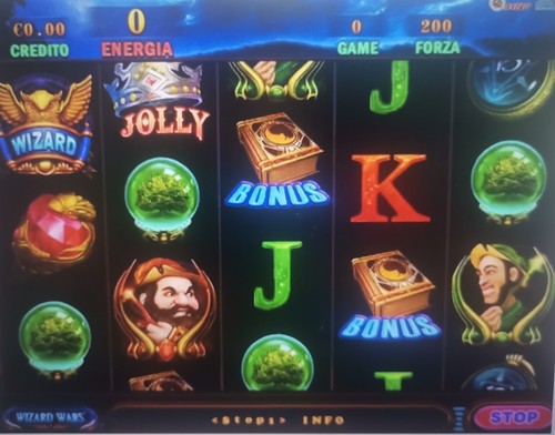 Scheda slot machine astro