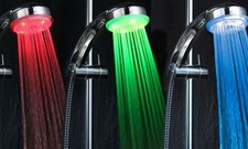 Soffione Doccia con Luci a Led che Cambia Colore con la Temperatura Acqua dfh