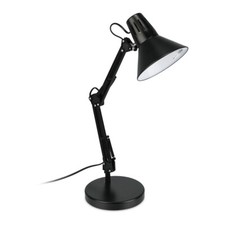 Lampada da scrivania nero  con