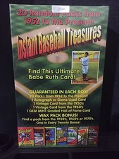 INSTANT BASEBALL TREASURES BOX