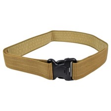 CINTURONE MILITARE SOFTAIR SGANCIO RAPIDO CORDURA A STRAPPO TAN COYOTE KR030T