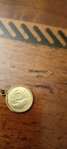 Lire ciondolo moneta vintage - lire,