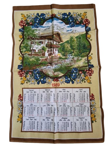 Calendario asciugamani cucina