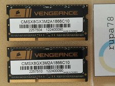SODIMM RAM MEMORY NOTEBOOK VENGEANCE 8GB KIT (2 x 4GB) 1866 CMSX8GX3M2A1866C10
