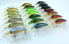 Lotto di 21 Lucky Craft CB200 6,0 cm 12,2 g (ganci cambiati, vernice sbucciata).