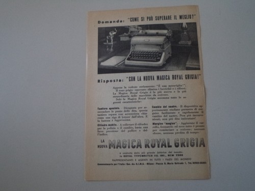 Advertising pubblicità 1949 - advertising,
