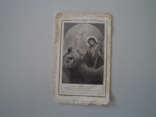 Santino merlettato gesu - santino, gesu'