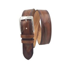 Cintura 4 cm in vero cuoio di