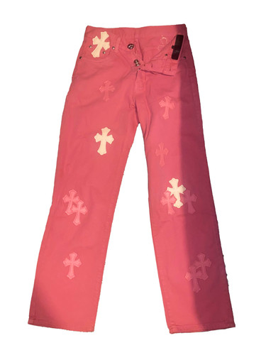 Jeans rosa cuori - , cromati