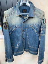 Giubbotto jeans aeronautica - giubbotto,