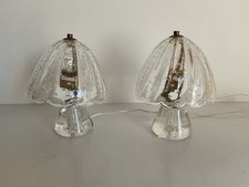 coppia lampada in vetro murano