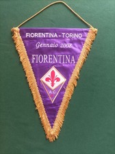 gagliardetto Originale Vintage Match Worn Fiorentina - Torino Del 19/01/2008