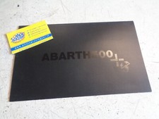 DEPLIANT FIAT 500 ABARTH - ESSEESSE - ORIGINALE - TEDESCO
