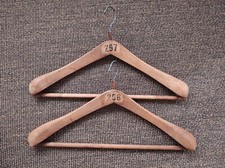 Grucce Appendiabiti D'epoca in Legno (coppia)